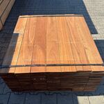 Ca. 140x Guyana Teak Planken Geschaafd, 21x145mm, lengte 105cm